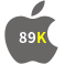 Aplicativo 89K para iOS